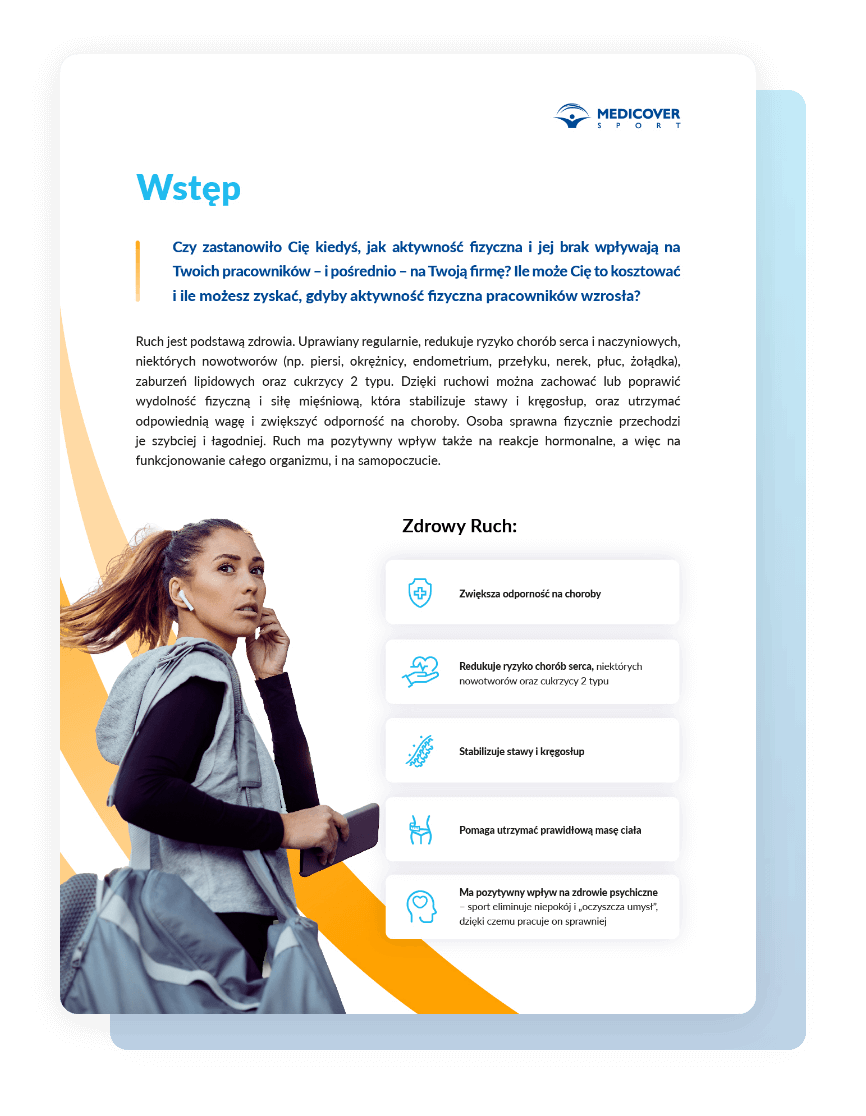 Medicover Sport - E-Book page
